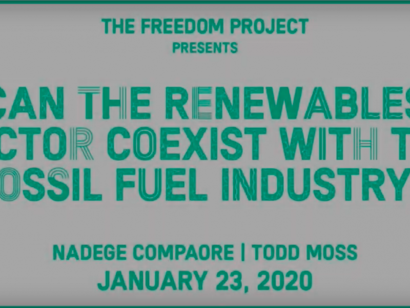 Can the renewables energy sector coexist with the fossil fuels industry?